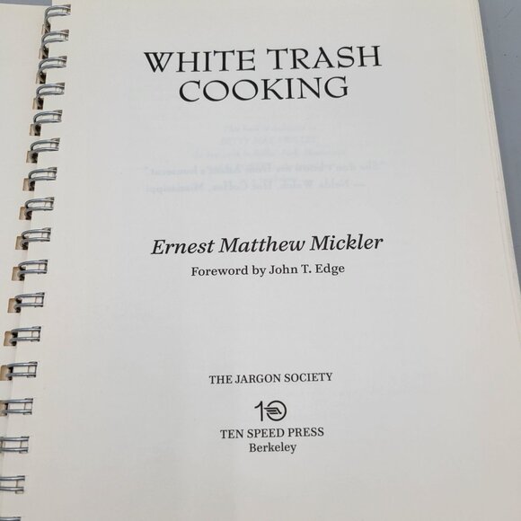 White Trash Cooking By Ernest Matthew Mickler 25th Anniversary Spiral Bound - Picture 6 of 15